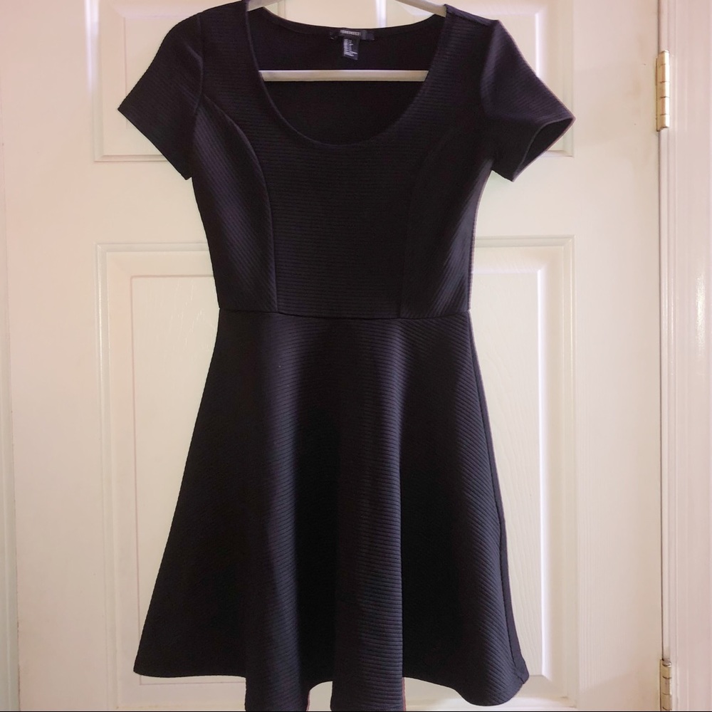 Forever 21 Black Skater Dress Size S